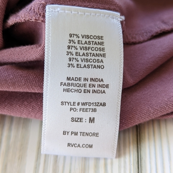 RVCA Strappy V Neck Trapeze Tank Mini Dress in Primrose Size Medium - Picture 12 of 12